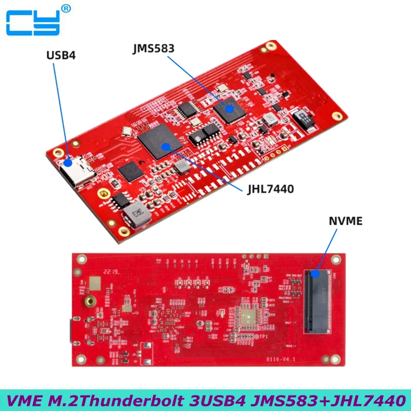  SSD ϵ ̺,  40Gbps M1 ǻ, NVME M.2 Ʈ 3, USB4 CŸ JMS583 + JHL7440